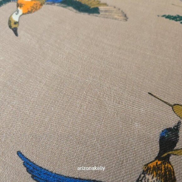 Large Square Scarf With Ducks Waterfowl Game Birds - Picture 14 of 16